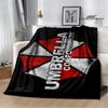 Biochemical Umbrella Printed Blanket Kids Warm Blanket Flannel Soft and Comfortable Blanket Home Travel Bedding Gift