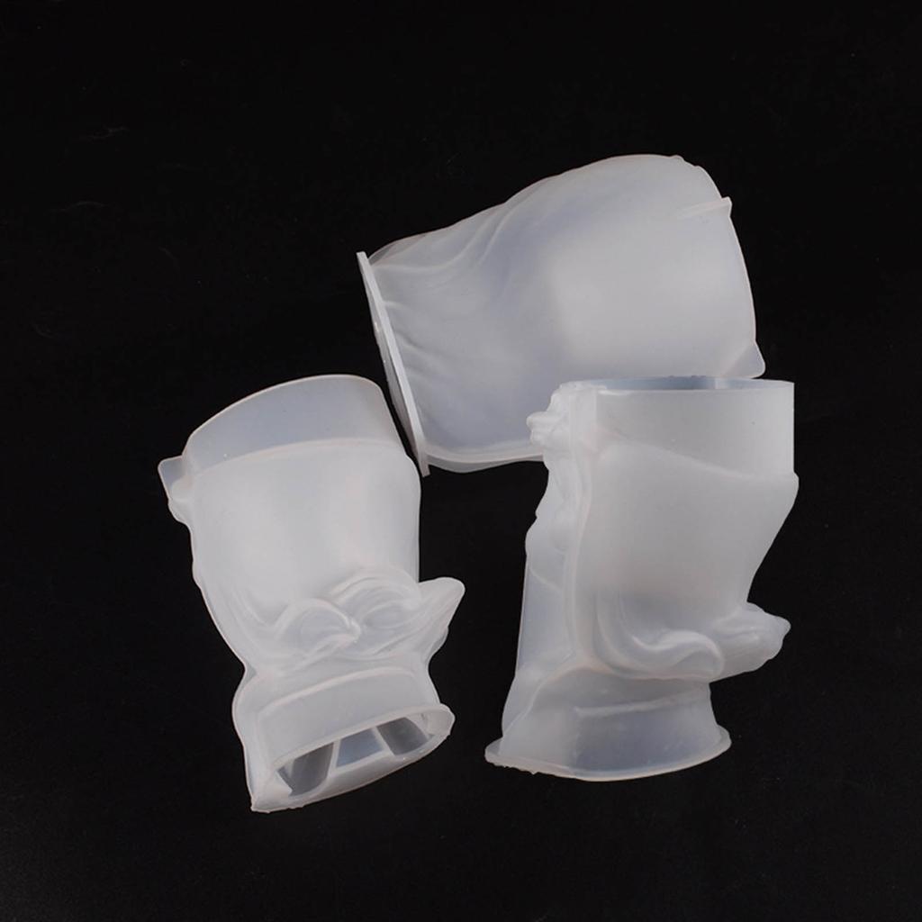 Planter Flowerpot Molds Silicone Concrete Mould Beauty Shaped Hand-Making Supplies for DIY Hand-Making Flowerpot Vase