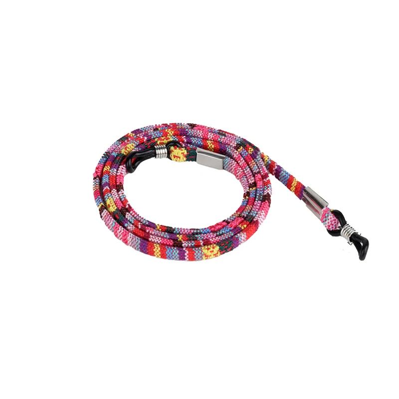 6pcs Bohemia Glasses Cord Lanyards Stretchy Eyeglasses String Skin Friendly Spectacles Rope Chains Elastic Eyewear Accessories