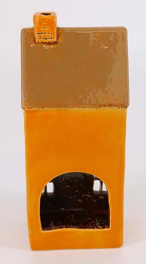 Toyosekiso Candle X 10 X 29291 House, Approx. 7.7 23.5 Cm, Mustard,