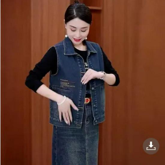 

2025 Женская короткая облегающая джинсовая куртка с капюшоном — корейский стиль, с длинными рукавами, для студентов на весну и осень M