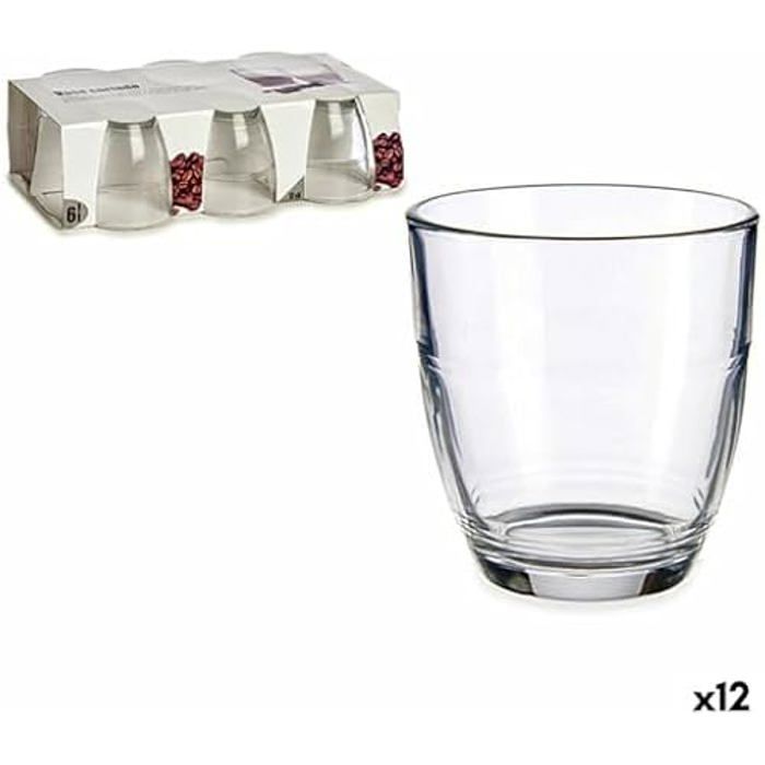 Verres À Café - VIVALTO - 170 Ml - Transparent - 12 Unités - Compatible Micro-ondes Et Lave-vaisselle