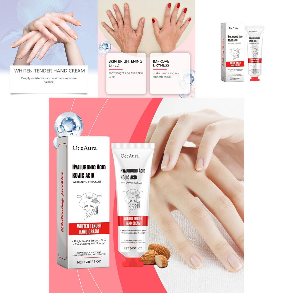 Oceaura Women's Hand Cream Nourishing Moisturizing Hydrating Dry Skin Relief 30g