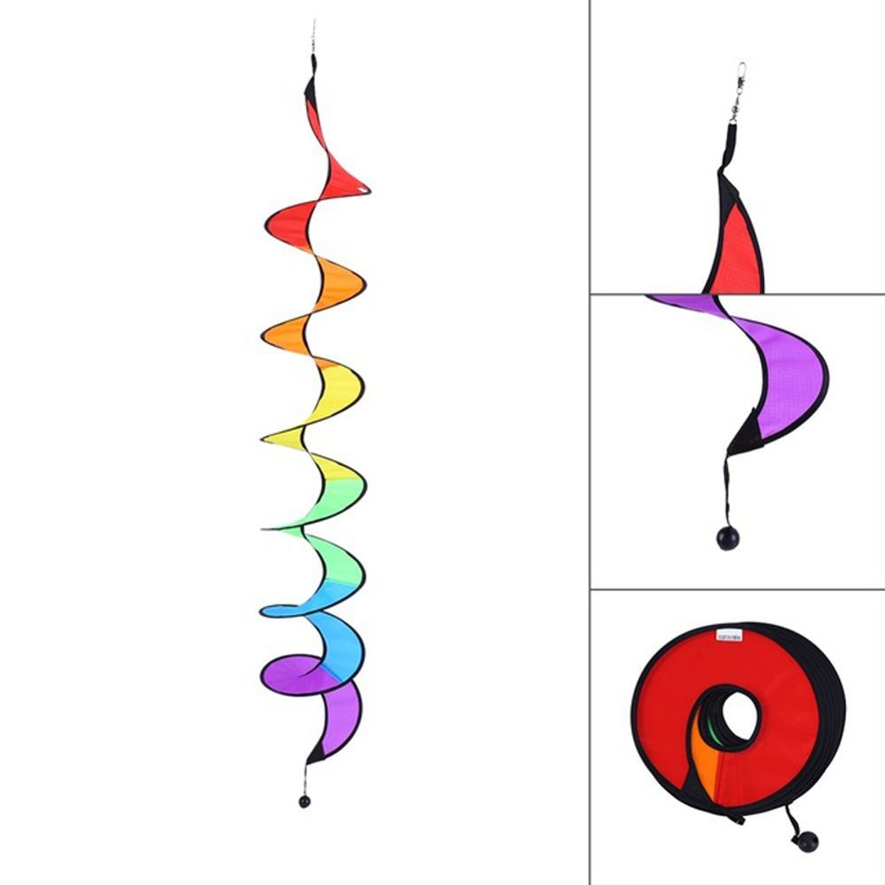 Spiral Windmill Hot Sale Rainbow Wind Spinner Colorful Pinwheel Rainbow Windmill Spinner Pinwheel