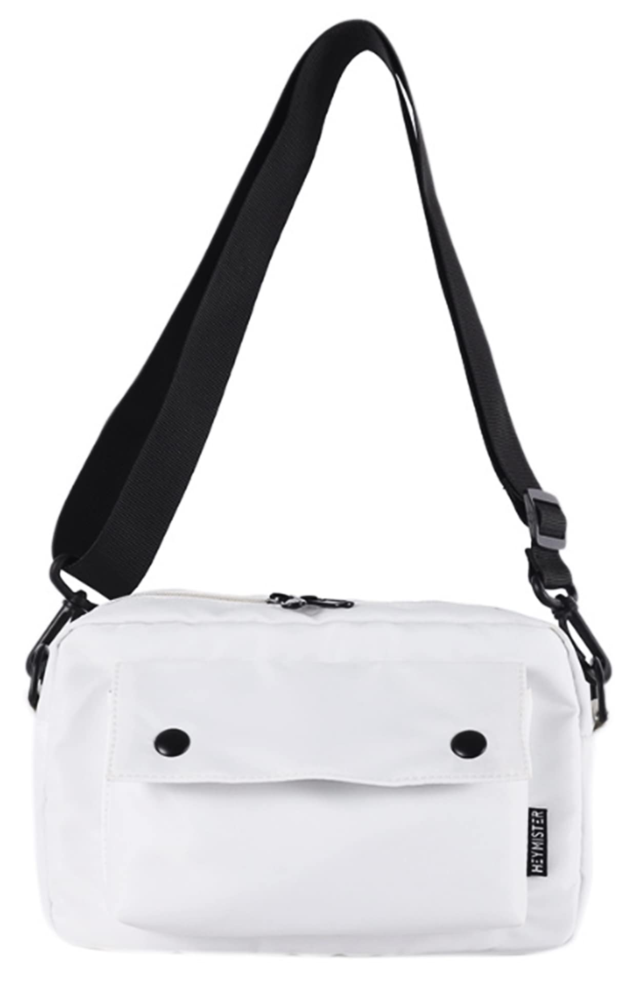

Mini Shoulder Nylon Smartphone Shoulder Korean Style [Aquamie] Bag, Crossbody, Pochette, Sacoche, Horizontal, Crossbody, Small, Pouch, (White) білий