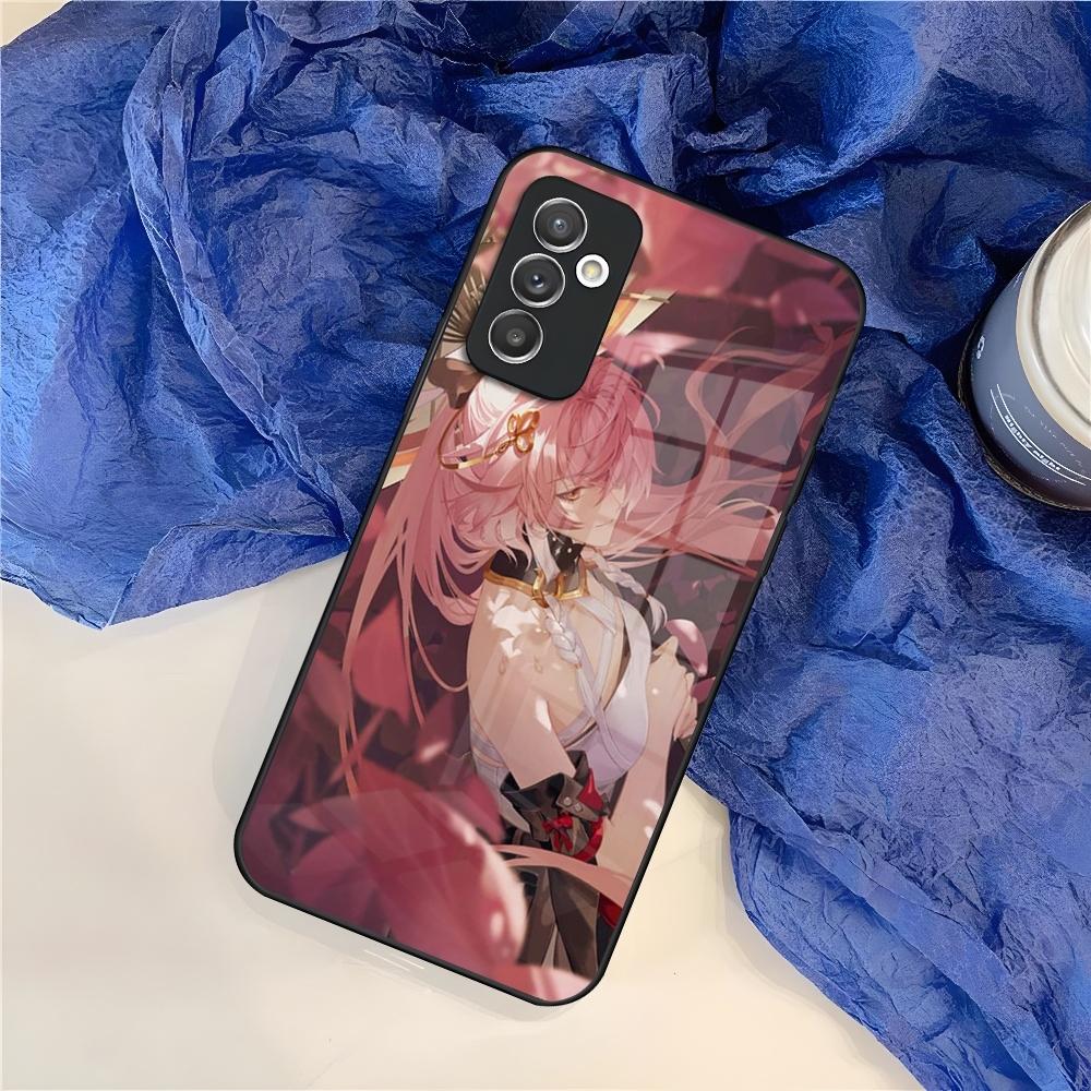 Game Wuthering Waves Phone Case for Samsung S25 S24 S30 S21 S23 S20 S22 Fe S10 E S9 Note 20 Pro Ultra Plus Glass Cover