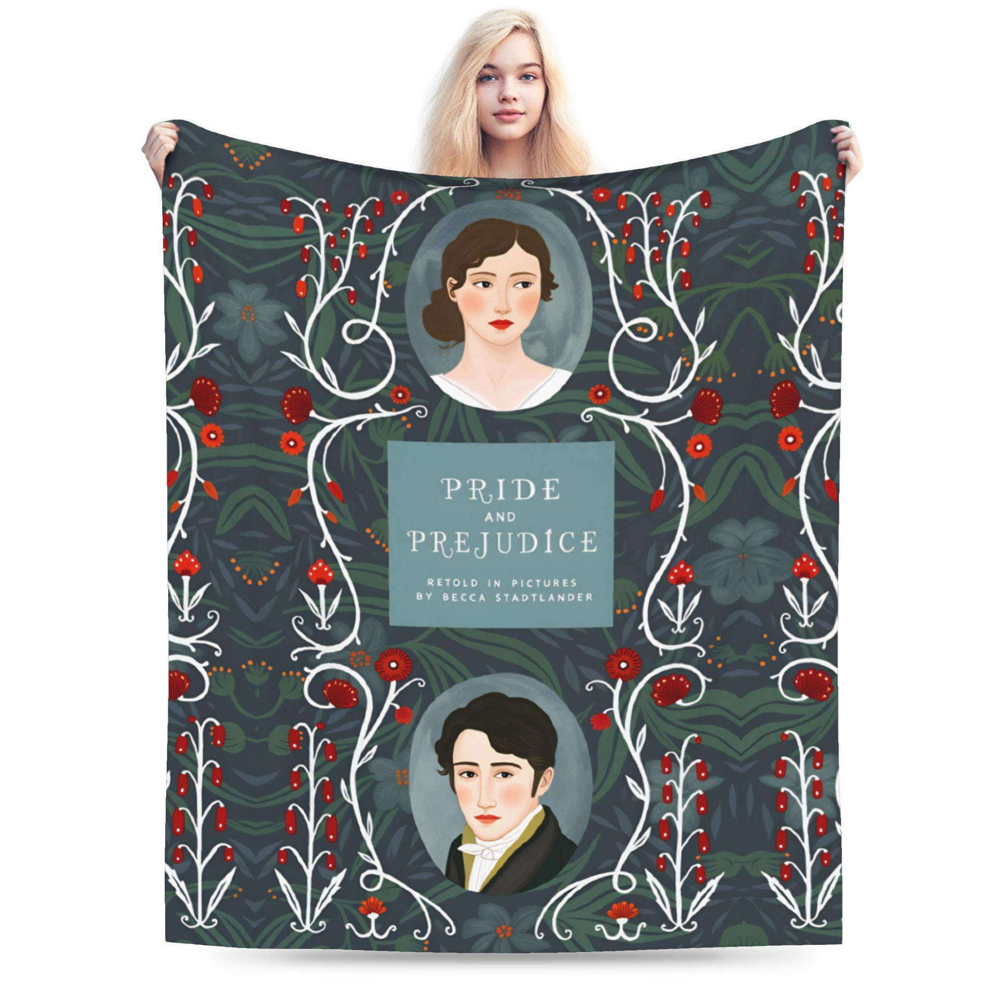 

Pride and Prejudice Blanket Super Warm Fluffy Plush Throw Blanket For Kids Couch Chair Sofa Bed Flannel Bedspread Bed Cover 30x40in