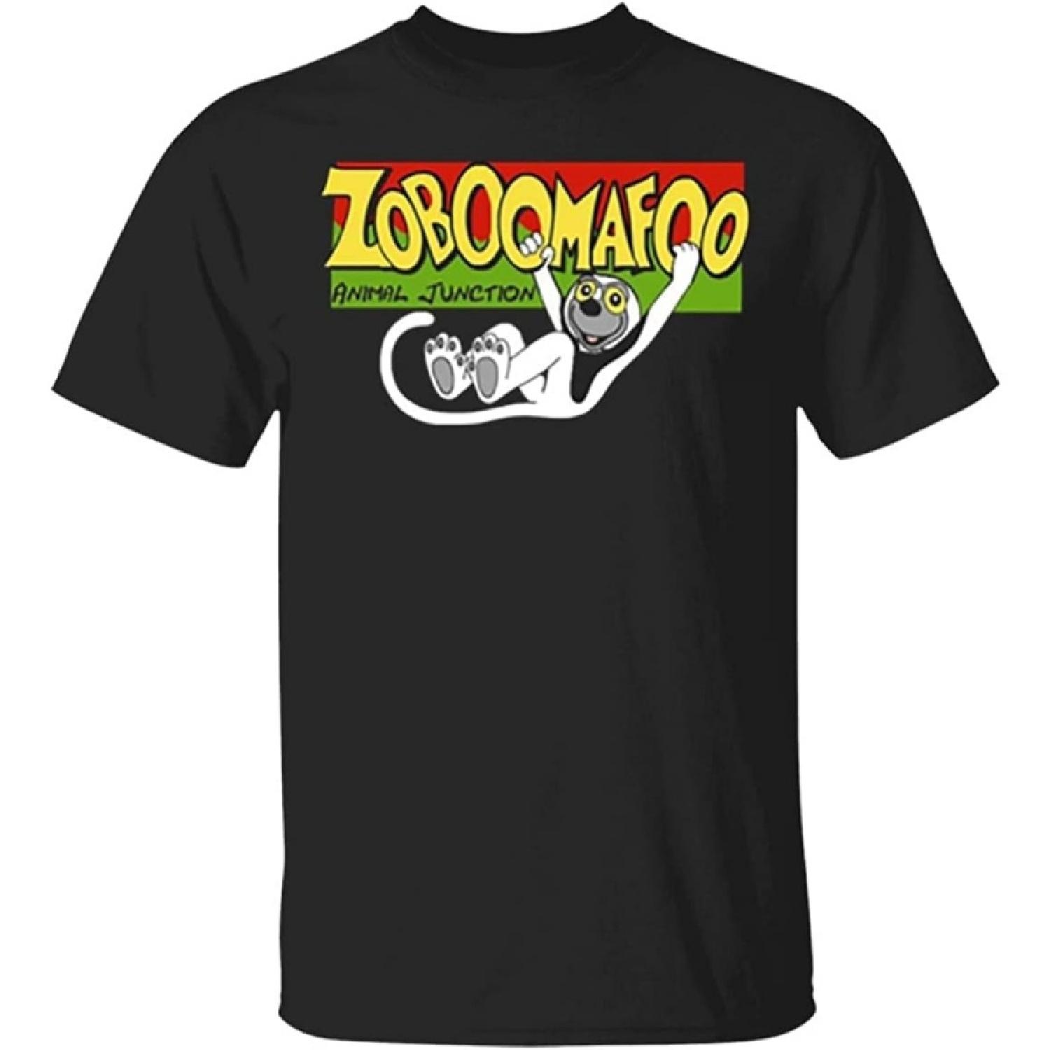 

Zoboomafoo Animal Junction Logo Anime Retro Adult T-Shirt Men Women XXXXXL чорний