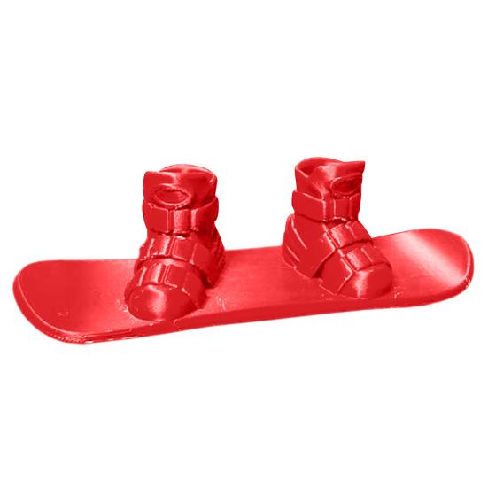 

Yousheng 3D печатный мини-сноуборд для пальцев, прочный ботинок для катания на лыжах, игрушка, статуэтка, скульптура, домашний офис, украшение для рабочего стола красный