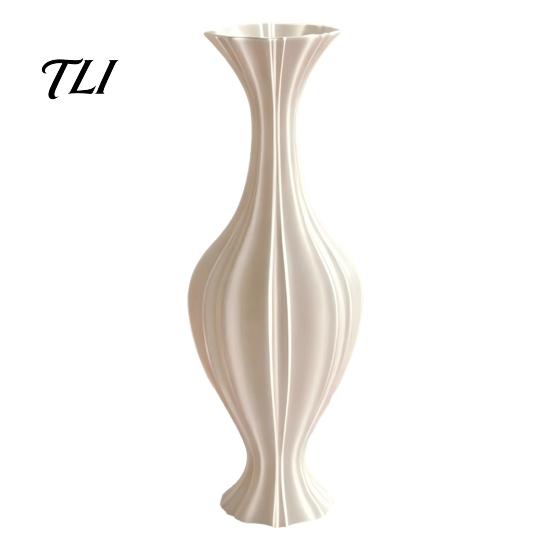Rustieke Huisdecoratie Accessoires voor Planken 3D Geprinte Artistieke Vaas, Moderne Decoratieve Bloemen Minimalistische Vaas, Vazen Verse Boeketten Bloemen