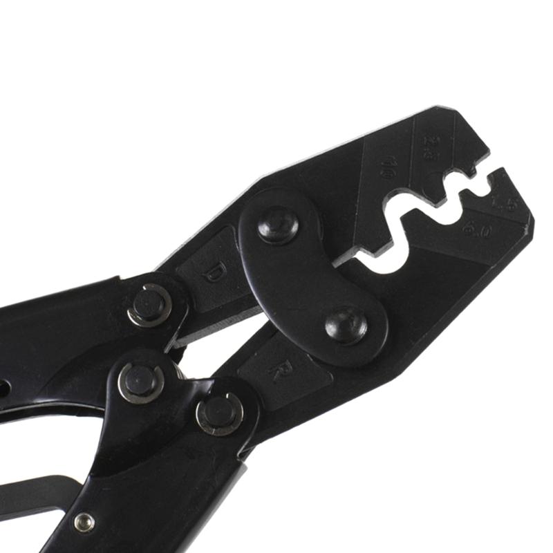 Ratcheting Terminals Crimper Tool With Adjustable Height For Reliable Automotive Circuit Repairs NonSlip Grip Handle