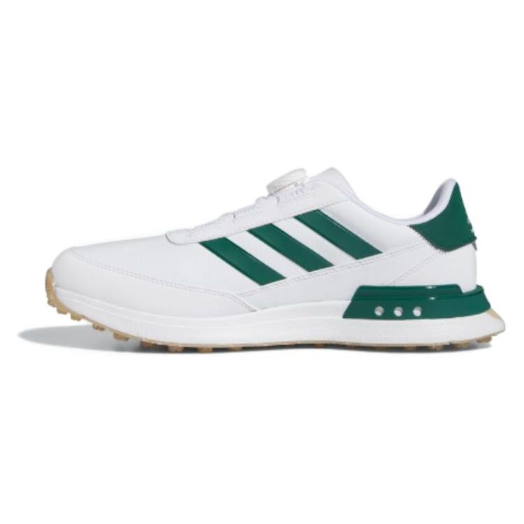 Adidas S2G Slb Bore24 Versatile Comfortable Shock Absorbing Durable Low Top Golf Shoes Men Golf Shoes White Green IF0291