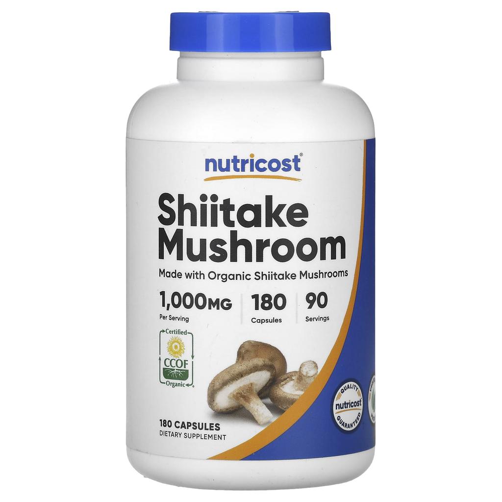 Shiitake Mushroom, 180 Capsules (500Mg per Capsule)