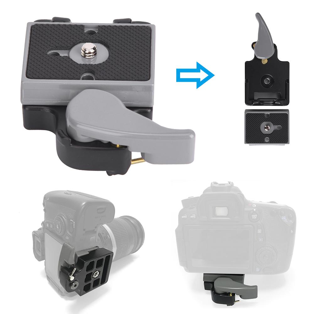 Quick Release Plate Seat Platform Mount Base Tripod Monopods Base Flash Mount for SLR Camera
