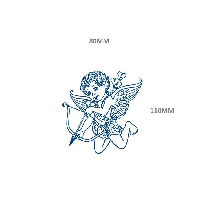 Emmy Lines Princess Small Pattern Herbal Gradual Change Semi-Permanent Waterproof Tattoo Sticker Simulation Tattoo Sticker