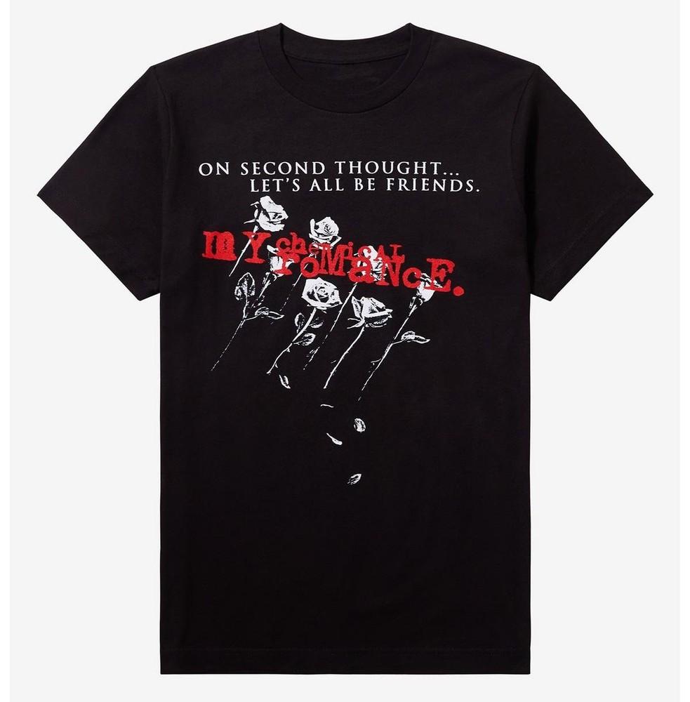 My Chemical Romance Roses Be Friends T-Shirt Unisex Size S-5XL Unisex T-Shirt M