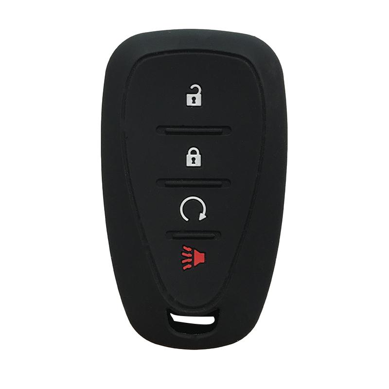 Soft Silicone Car Remote Key Case Cover Shell For Chevrolet New Malibu XL Equinox Cruze Spark Sonic Camaro Volt Bolt Captiva
