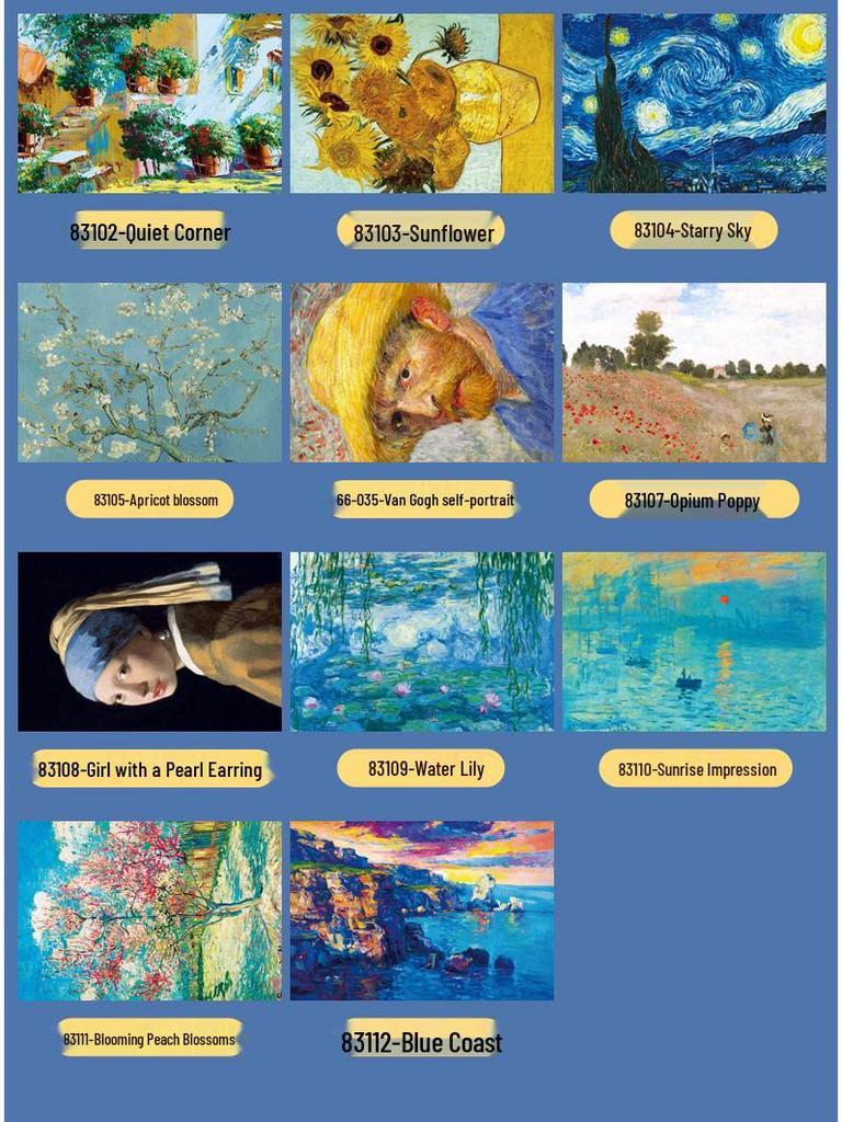 1000-Piece Famous Painting Landscape Jigsaw Puzzle for Adults - Decompression Toy