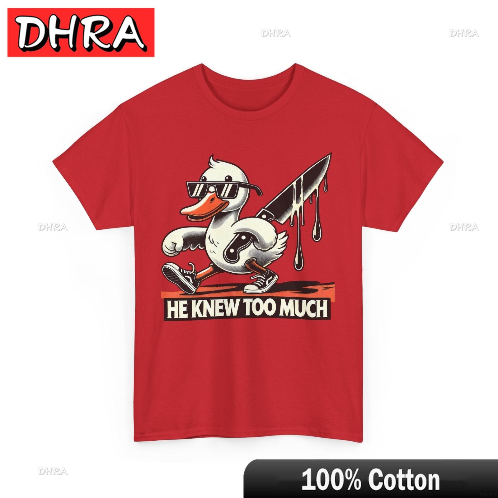 Duck Meme TShirt Funny Early Internet Joke Tee Viral Humor Shirt Funny Casual Tshirts Minimalist Retro Classic TShirt Soft Tee S