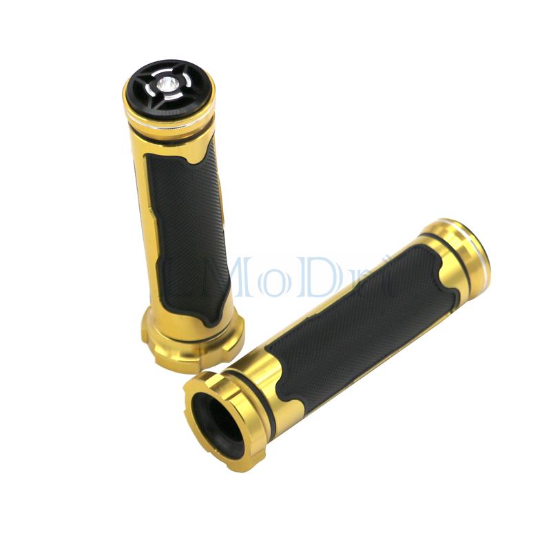 LMoDri Universal 7/8'' 22MM Motorcycle Handle Grips Racing Handlebar Grip for KTM Honda Kawasaki Yamaha Suzuki Ducati