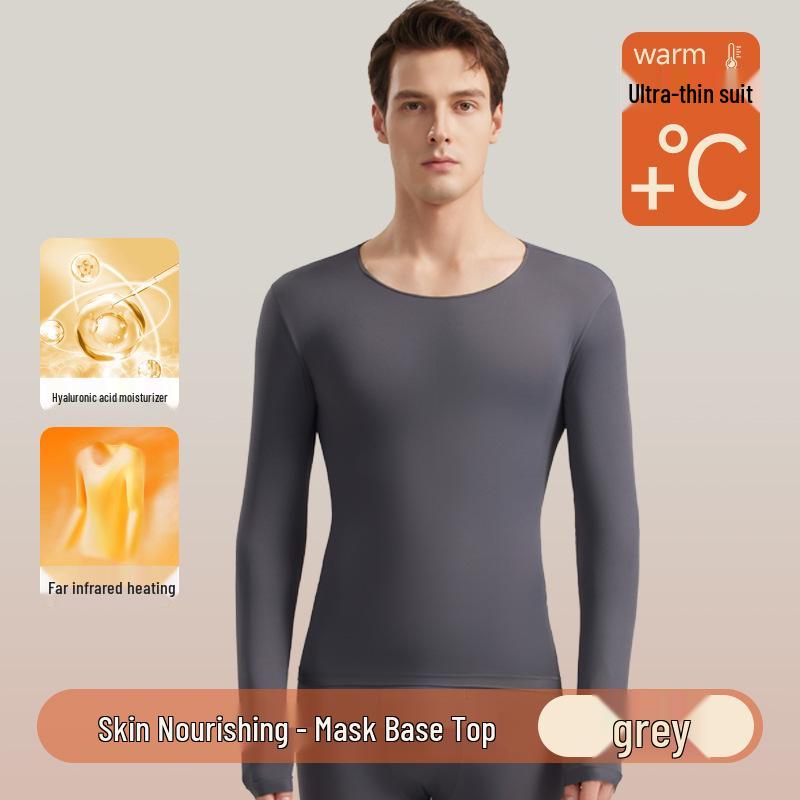 Herren Ultradünnes Warmes Unterwäsche-Set mit Hyaluronsäure Basisschicht für Herbst/Winter