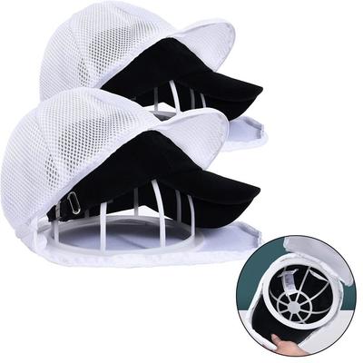 Çamaşır Makinesi Polyester Şapka Yıkama Koruyucu Beyzbol Şapkası Yıkayıcı Çamaşır Yıkama Torbaları Beyzbol Şapkası Yıkayıcı Şapka Yıkama Askısı