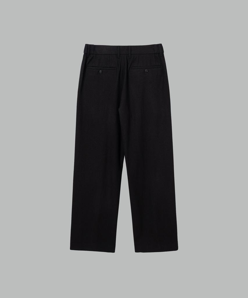 NONBLANK [Set Up] Wool Flannel Loose Fit Set-Up_Black