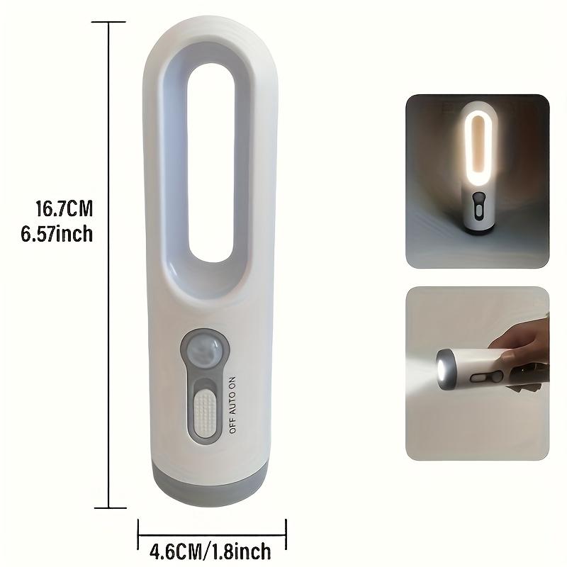 Body Sensor Smart Night Light, USB Rechargeable Flashlight, Motion Sensor Bedroom Light for Outdoor, Indoor, Lighting