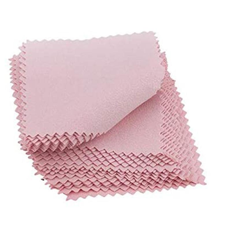 

50 шт. Чистящая салфетка для сережек из стерлингового серебра, полировальная салфетка, мягкая салфетка против потускнения, многоразовая салфетка для протирки, инструменты для ювелирных изделий 8*8 см