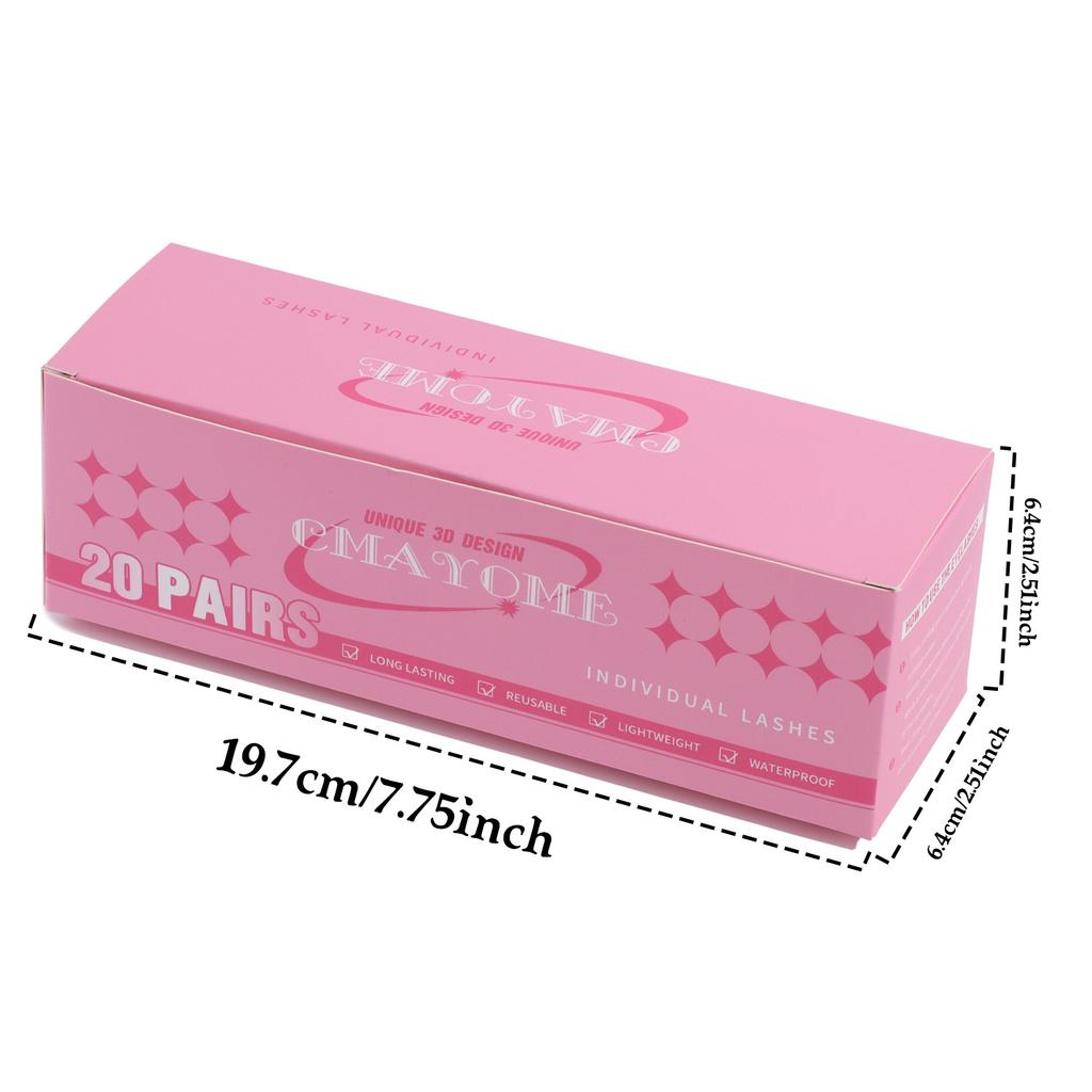 20 Boxes Mixed With Thick Exaggerated False Eyelashes, Thick Eyelashes, Naturally Curled Eyelashes.