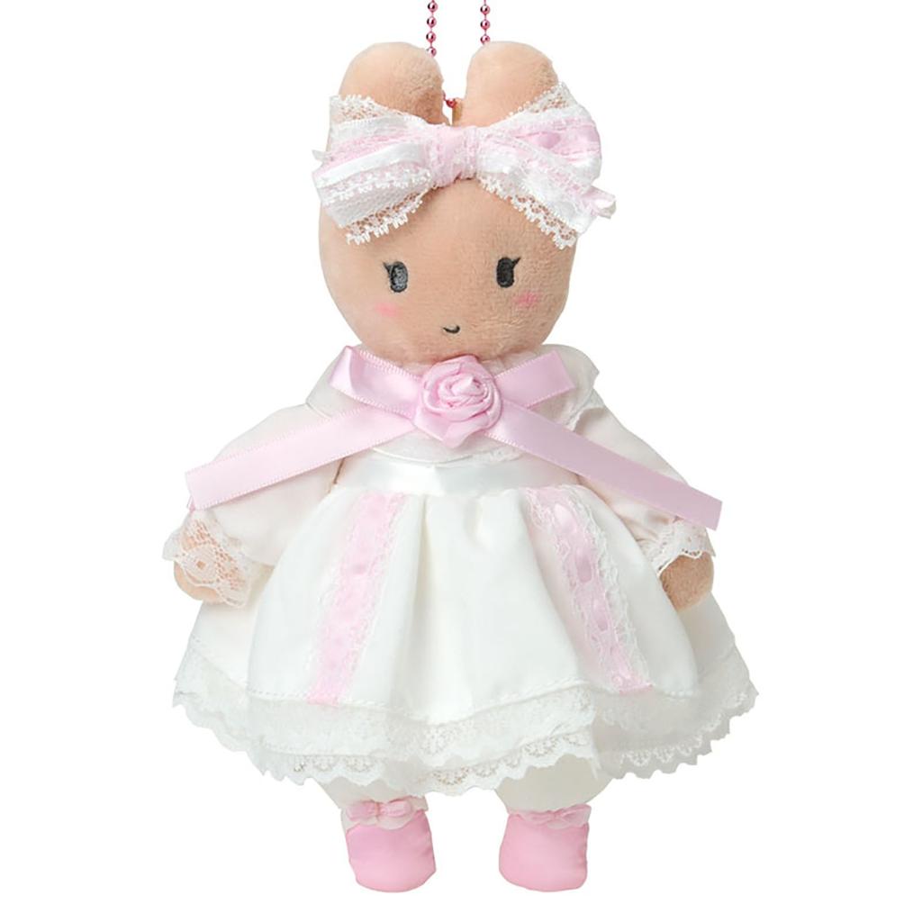 Sanrio Mascot Holder Maroon Ages 6 and 010685 (White Frill) Cream, Up,