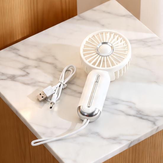 Portable Handheld Fan with 3 Speed Strong Wind Mini Personal Fan with Carrying