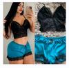 European & American Lace Camisole & Sexy Bathrobe Set – Wear Indoors or Out