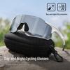 Photochromic Windproof Cycling Glasses for Men & Women - Ideal for Day/Night, Outdoor Sports, Mountaineering, Running, Driving