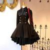Renaissance Retro Langarm Schleife Rüsche Cosplay Kleid