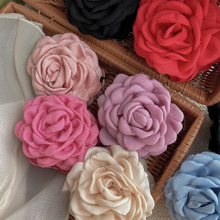 Caro Style Rose Flower Claw Clip: 2025 Trendy Hair Accessory for Women