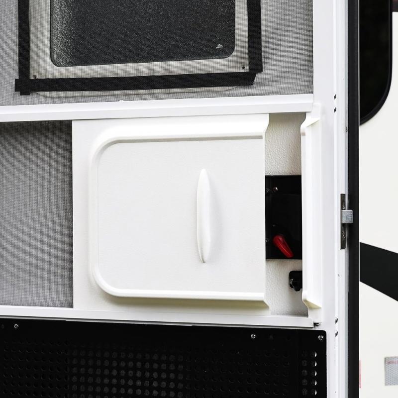 Replacement Door Lock Cover & Screen Handle Set Resistant to Scratches & UV Rays Suitable for Long Lasting Protection