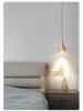 Minimalist Italian-Style Adjustable Pendant Light for Bedroom, Entryway, or Dining Room.