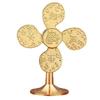 1PC  Wealth Windmills Transportation Gifts Cabinets Living Rooms Good Luck Financial Accessories Feng Shui Brass StatueS
