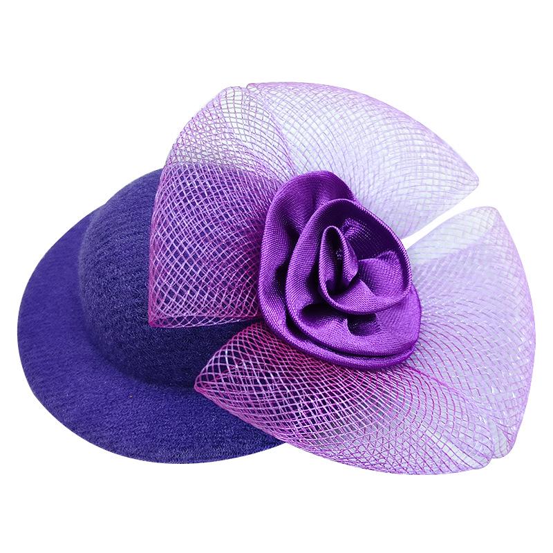 Noblewoman Butterfly Crown Headdress: 11.5" Doll Accessory with Flannel Yarn Net