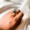 eManco “Anti-Minimalism Manifesto” — Oversized Square Shell Ring In Contrasting Colors, Because Sometimes You Need To Be Loud