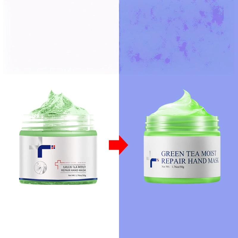 

Отбеливающая антивозрастная маска для рук против морщин Уход за кожей Блокировка воды Ремонт мозолей Уход за руками Увлажняющий отшелушивающий крем для рук 50g