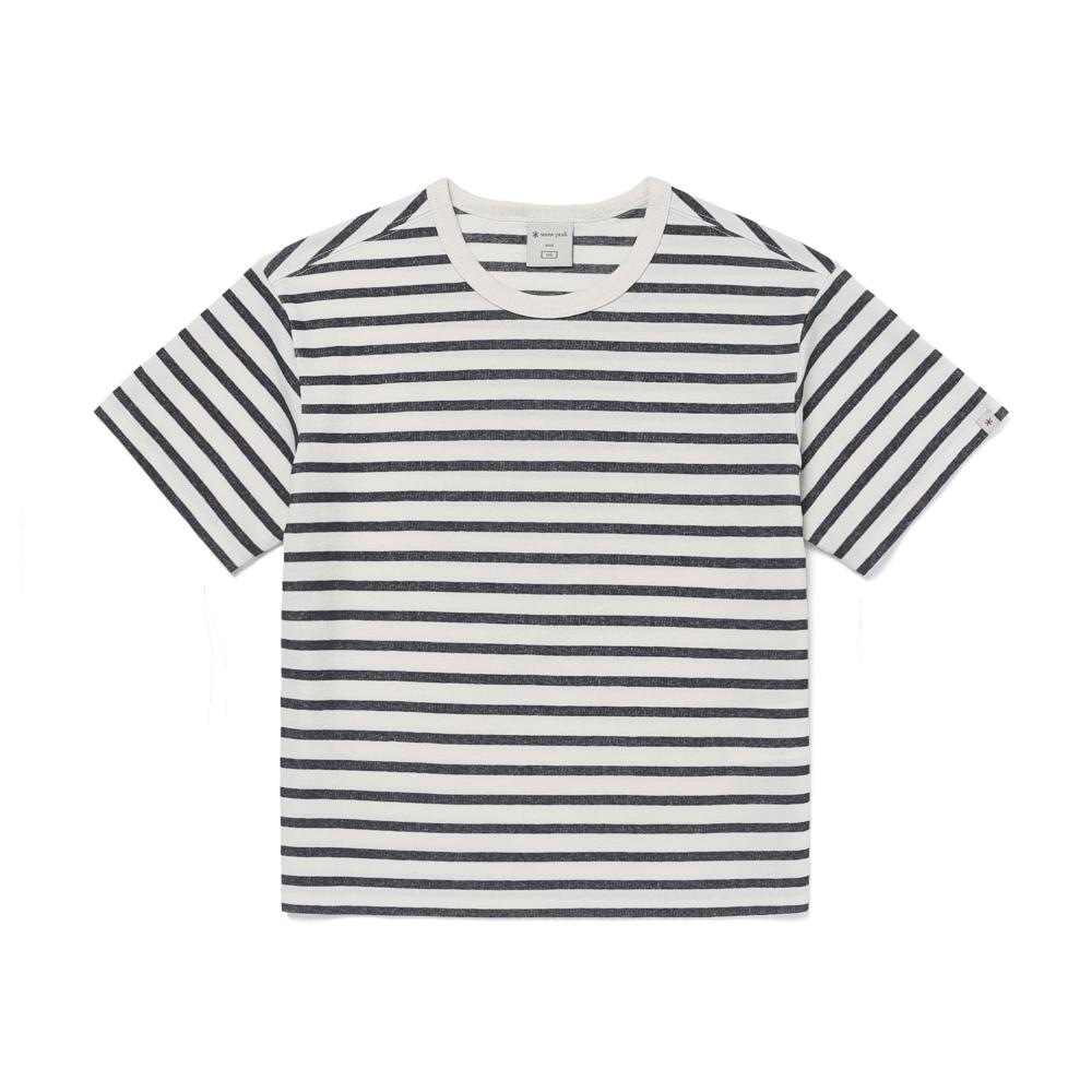 SNOWPEAK Kids Sorona Stripe Short-Sleeve T-Shirt Navy (S26MKFTS84)