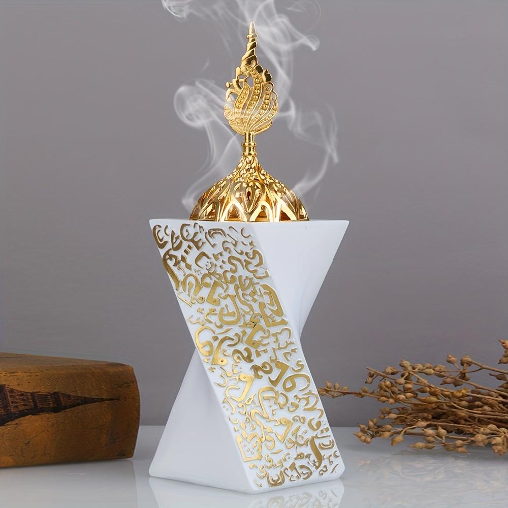 1 metal creative bedroom incense burner, diffuser, home decoration, yoga studio, camping, classic candlelight dinner prop