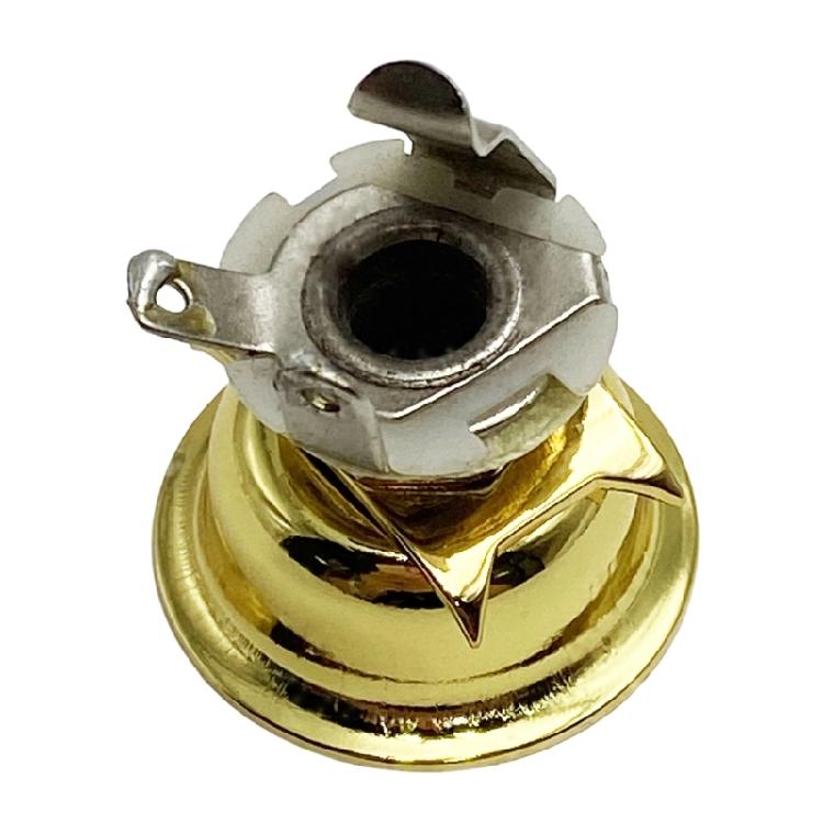 Mono Output Jacks Socket Guitar Connector Guitar Accessories Metal Texture Present for Electric Guitar/Bass Enthusiasts