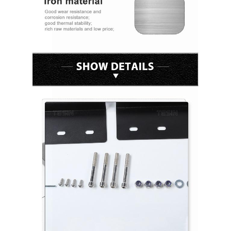 TESIN Auto Zadní řada Střecha Úložný prostor zavazadel Rozšiřovací organizér Police Příslušenství pro Jeep Wrangler JL Gladiator JT