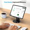 Swivel Tablet Stand, Aluminum Portable 360°Rotating Adjustable Tablet Holder for All 4-12.9’’ iPad Surface Samsung Phone Tablet Kindle E-Reader