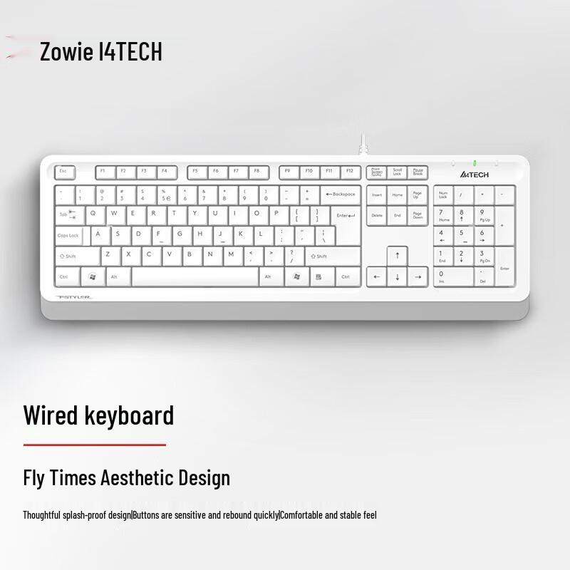 

A4TECH FK10 Wired Membrane Office Keyboard
