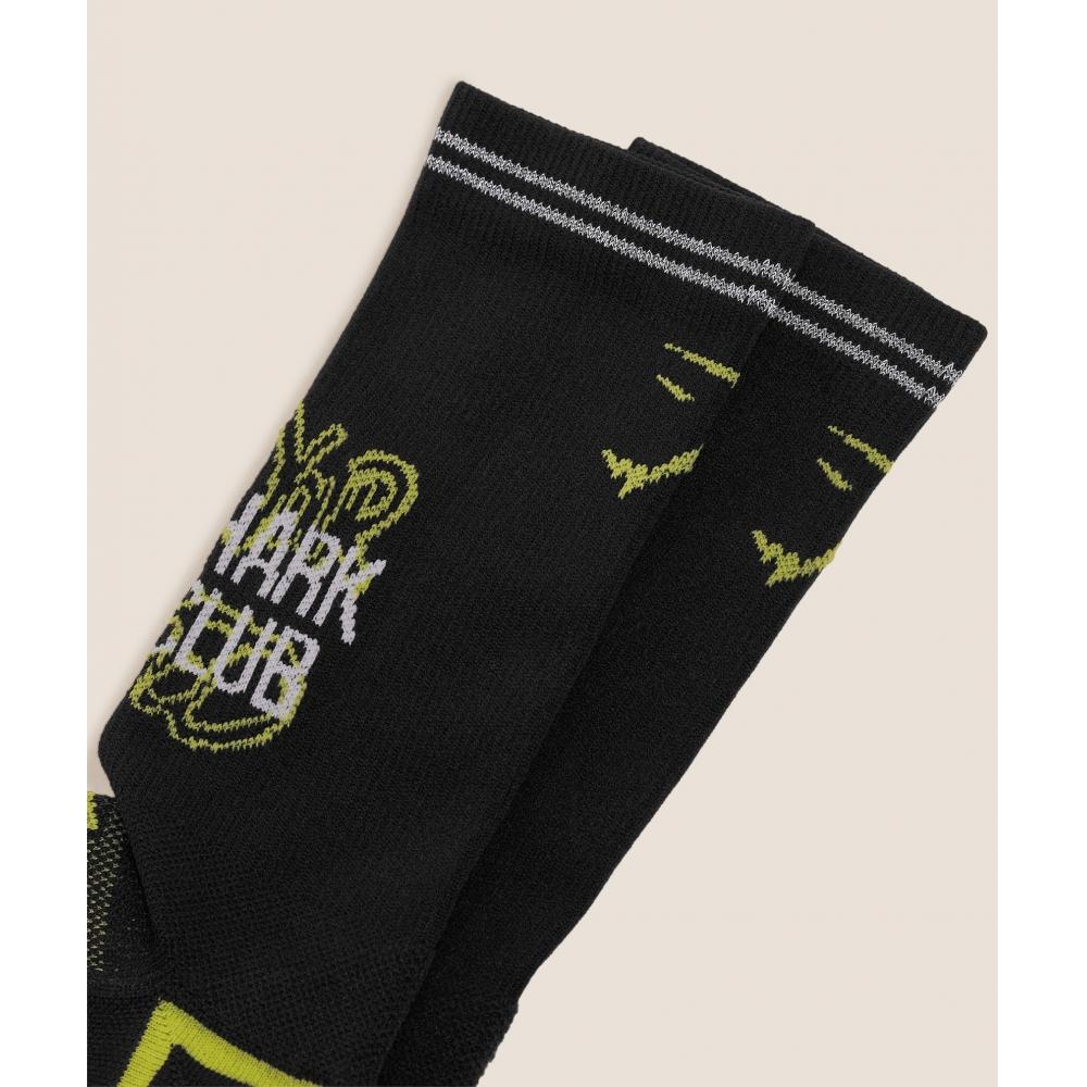 Gymshark Graphic Single Pack Crew Running Sock Black I1c7h Bb2j