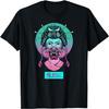 Japanese Demon  Art Face Skull Devil Oni Harajuku Aesthetic T-Shirt